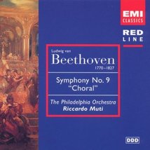 Symphony No.9 &#39;choral&#39; [Audio CD] L. V. Beethoven; Riccardo Muti and The Philade - £11.95 GBP