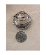 Carrie GROVES Brutalist Round Pin Brooch Sterling Silver 925 - $4,199.66 MXN