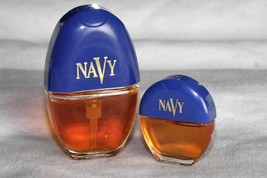 Vintage 90s NAVY Cologne Spray Perfume .3 oz AND .10 oz  Women By Dana  - £15.47 GBP