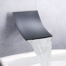 Waterfall Bath Tub Filler Faucet With Wall Mount And High Flow By Azos For - £47.19 GBP
