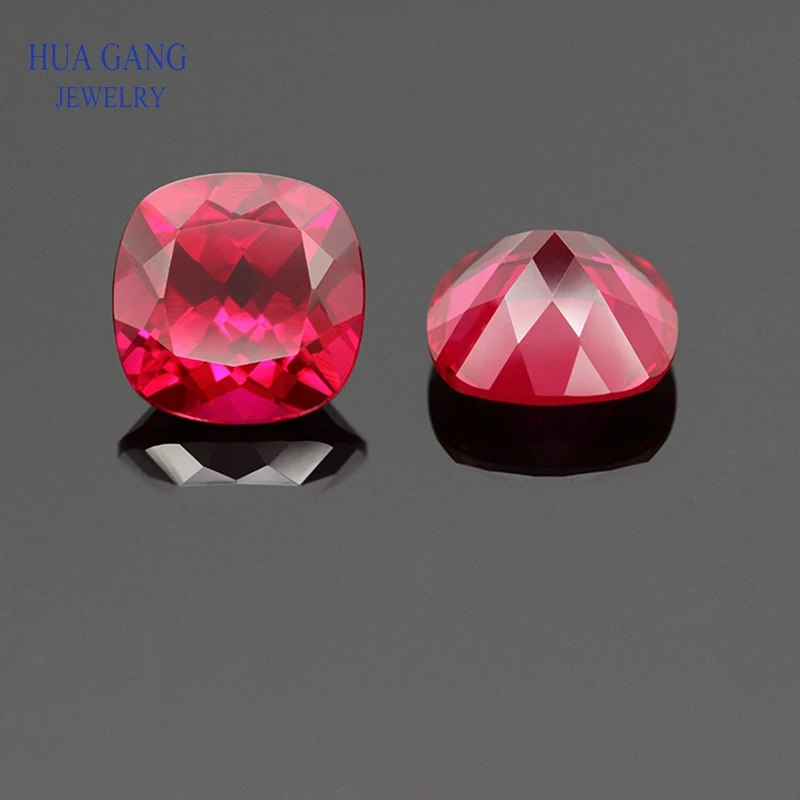 5 Red Ruby Stone Round Squar Spherical Reuleaux triangl -8x8mm-10pcs Cus... - €30,16 EUR