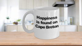 Cape Breton Island Mug White Coffee Cup Highlands National Park Happiness - £14.42 GBP+