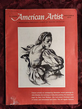 AMERICAN ARTIST November 1959 Alla Prima John Folinsbee Hans Axel Walleen - $16.20