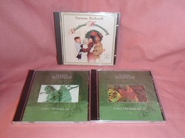 3 Music CDs Holiday Traditions Norman Rockwell Christmas Homecoming Celtic - £4.71 GBP