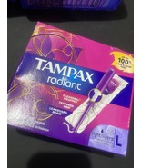 Tampax Radiant L Light Absorbency Cleanseal Wrapper Tampons Unsecented 28ct - £5.95 GBP