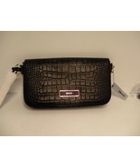 Woman&#39;s DKNY crossbody bag croco embossed leather new - £79.08 GBP