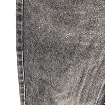 Levis Mens Jeans 506 Vintage Orange Tab Black Hemmed 38X32 Measures 36X30 - £26.83 GBP