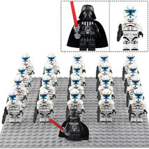 21pcs Captain Rex (Phase 2) Clone Army Soliders Star Wars Custom Minifigures Toy - £23.51 GBP