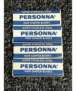 Personna Hair Shaper Super Stainless Blades 20 Count ~ Vintage New Old S... - £10.12 GBP