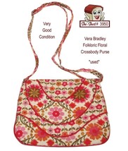 Vera Bradley Folkloric Floral Crossbody Purse (used) - £15.58 GBP