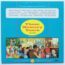 Those Memory Years Volume 2 - Longines Symphonette Society – TMY II 12&quot; Vinyl LP - $7.10