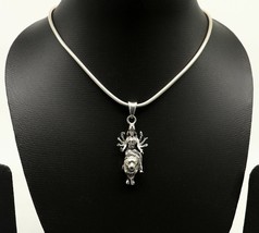 925 Sterling silver Goddess Bhawani/ Santoshi/ Durga Maa pendant jewelry... - $34.64