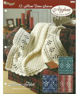 Needlecraft Shop Crochet Pattern 932022 Aran Filet Afghan Collectors Series - £2.35 GBP