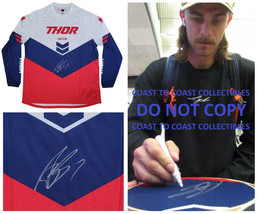Aaron Plessinger Signed Thor Jersey COA Proof Autographed Supercross Mot... - $346.49