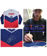 Aaron Plessinger Signed Thor Jersey COA Proof Autographed Supercross Mot... - $346.49