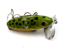 Vintage Fred Arborgast Jitterbug Frog Pattern Fishing Lure - $7.87