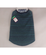NWT Top Paw Navy Striped Tee Dog Size Large - $91.97 MXN