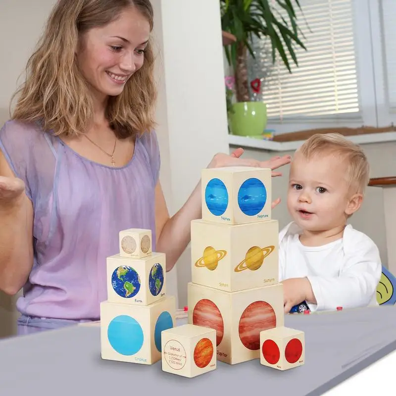 Life Cycle Toys Wood Stacking Block Sets Figure Match Educational Learning And - £10.68 GBP+