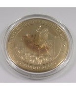 October 24, 1875 Great Religious Revivals Begin Franklin Mint Solid Bron... - $12.99
