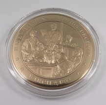 March 2, 1877 Hayes-Tilden Election Decided Franklin Mint Solid Bronze Coin - $12.16