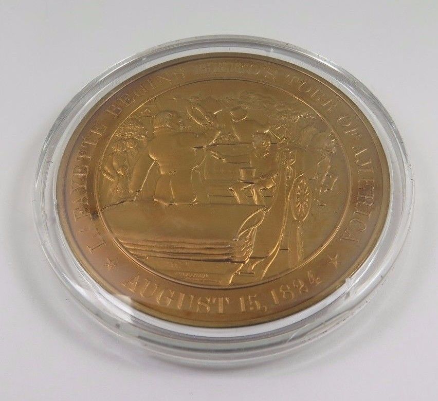 Primary image for August 15, 1824 Lafayette Begins Hero's Tour Of America Franklin Mint  Coin