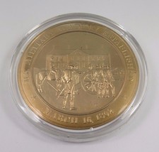 March 16, 1802 U.S. Military Academy Established Franklin Mint Solid Bro... - $12.16