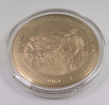 1964 Equal Representation Means "One Man, One Vote" Franklin Mint Bronze Coin - $12.16