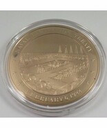 February 6, 1922 Naval Limitation Treaty Franklin Mint Solid Bronze Coin... - $12.16