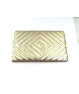 14K ANTIQUE TWO TONE GOLD HAND WEAVED CIGARETTE CASE WITH SAPPHIRES 164.6g - $211,774.93 MXN