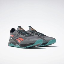 Reebok Men&#39;s Nano X2 Adventure Cross Training Sneakers GY2117 Gray/Teal - £42.36 GBP+