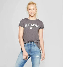Modern Lux DOG MOM T-Shirt - Charcoal NWT - Size: Small - $9.49