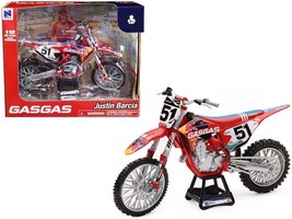 GasGas MC 450F Motorcycle #51 Justin Barcia &quot;GasGas Factory Racing - Red... - £35.35 GBP