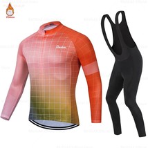 2021 Winter warm wool cycling sportswear Mountain Bike Team suit customization   - £72.98 GBP
