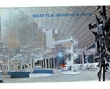 A Space Needle Cancel Seattle Worlds Fair Postcard 1962 Century 21 Expos... - $14.83