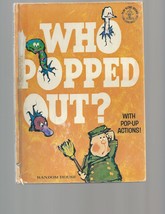 Pop-Up Play Along Books  WHO POPPED OUT  Random House  Albert G Miller - £15.12 GBP