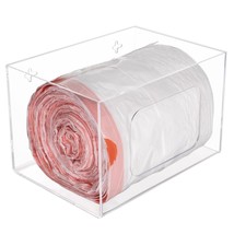 Extra Large Trash Bag Dispenser Roll Holder, Wall Mount Acrylic Kitchen Contract - $49.99