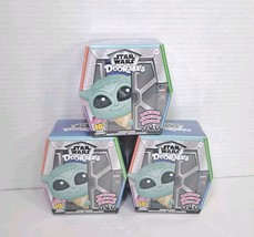 NEW Disney Doorables Star Wars Mandalorian Puffables 10&quot; Mystery Plush Lot Of 3 - $18.66