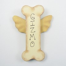 Dog Bone ANGEL Personalized Wood Magnet (BN-MAG203) - £6.30 GBP