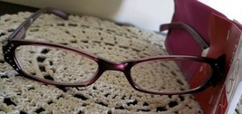 Foster Grant ~ +1.00 ~ NS0412 ~ Zaddie ~ Purple~ Plastic Reading Glasses... - $30.00