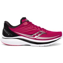 SAUCONY Kinvara 12 Women&#39;s Size 10.5 Running Shoes Cherry/Silver/Black S10619-55 - £63.69 GBP
