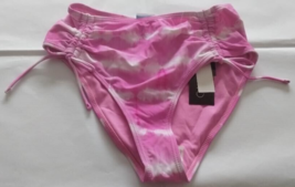 California Waves Pink High Waist Swim Bottoms Size Medium - £11.04 GBP