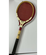 Vintage Wilson Crest Wooden Tennis Racket Racquet With Case 4 3/8 Strata... - £23.56 GBP