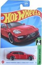 Hot Wheels Porsche Panamera Turbo S E-Hybrid Sport, HW Green Speed 2/10 - $9.15