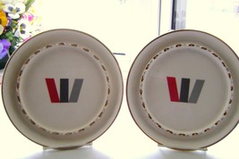 Two Large Vintage Shedd - Brown Inc Ceramic Ashtrays - £23.95 GBP