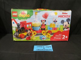 LEGO DUPLO Disney Junior Mickey &amp; Minnie Birthday Train 10941 Playset 22pcs - £54.26 GBP