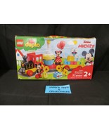 LEGO DUPLO Disney Junior Mickey &amp; Minnie Birthday Train 10941 Playset 22pcs - £53.63 GBP
