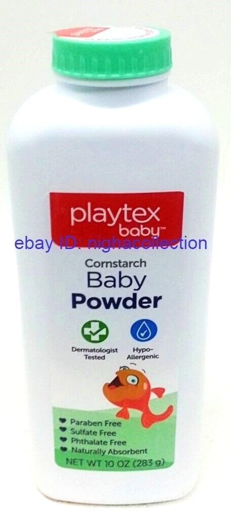 ( 5 Bottles ) Playtex Baby Cornstartch Baby Powder 10 oz Each SEALED Item image 10