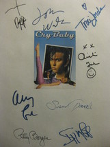 Cry Baby Signed Film Movie Screenplay Script X8 Autograph Johnny Depp Iggy Pop T - £15.95 GBP