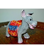 Unique Hand Made Ceramic Statue Figurine Pen Holder &quot;Happy Donkey&quot; .Signed. - $15.74