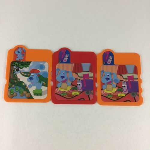 Blue&#39;s Clues Learning Lessons Computer Replacement Cards Discs Vintage 2000 - $16.78
